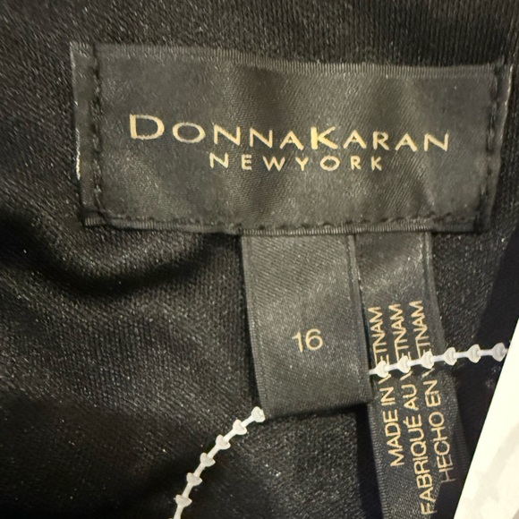 Donna Karen New York - Women's Belted One-Shoulder Jumpsuit - Picture 5 of 5